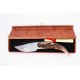 Exposito Pocket Knife Steel VG-10 Damascus - Deer - D/6012-CV