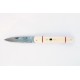 Exposito Pocket Knife Machete Steel VG-10 Damascus - Ivory