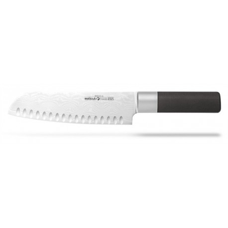 Cuchillo Santoku Damasco, 18 cms VG-10 Solicut