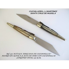 JJ Martinez Pocket Knife Jerezana - Bull - M910