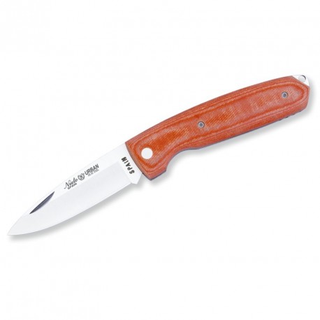 Nieto Pocket Knive Urban Orange Micarta handle 