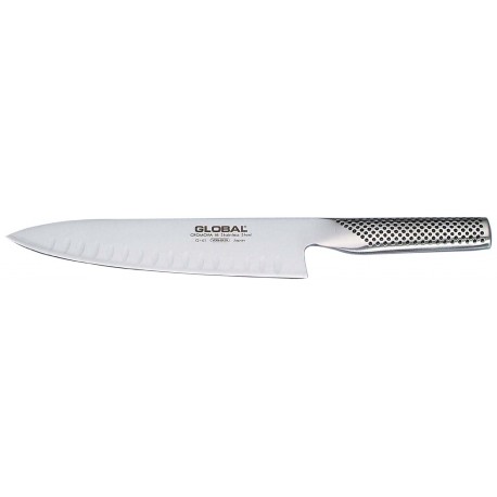 Faca Global G-61 Cozinheiro Alveolado, 20 cms 