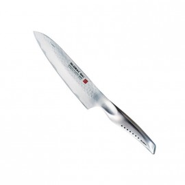 Global SAI01 Couteau Chef 19 cm Hemmered