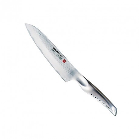 Global SAI01 Cuchillo Cocinero 19 cm Hammered