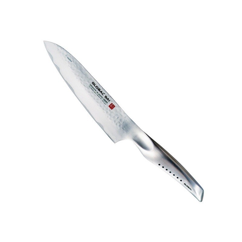 Global SAI01 Chef Knife cm 7.5" Hammered | GLOBAL SAI KNIVES