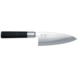 Kai 6715D Wasabi Black Deba Knife, 15 cm