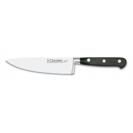 3 Claveles 1562 Couteau de Chef 15 cm 6"