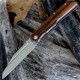 Fox FX-515W, Terzuola Folder Modified Tanto Satin Blade, Ziricote Wood Linerlock