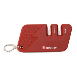 Wusthof 4342r two-Stage Pull-Through Knife Sharpener Red