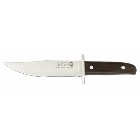 Azero 205221 Cuchillo Caza Mango Ebano 12.5 cms