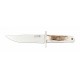 Azero 200061 Cuchillo Caza Mango Asta de Ciervo, 17 cms