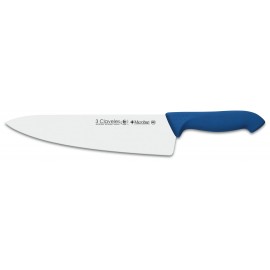 3 Claveles 8273 Couteau de Chef 20 cm Manche Bleu