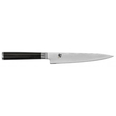 KAI Shun DM-0722 Cuchillo de Tomate Dentado, 15 cm