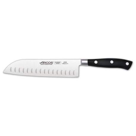 Arcos Riviera Couteaux Santoku Alveoleé 18 cm