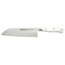 Arcos Riviera White Santoku Knife hollow edge 18 cm - 7"