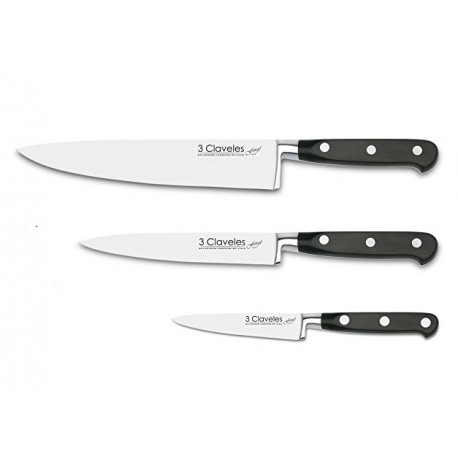 3 Claveles Set Facas de Cozinha Forge