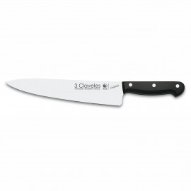 3 Claveles 1162 Chef Knife 25 cm 10" Uniblock
