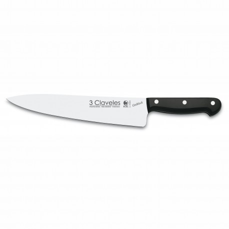 3 Claveles 1162 Couteau Chef 25 cm 10" Uniblock
