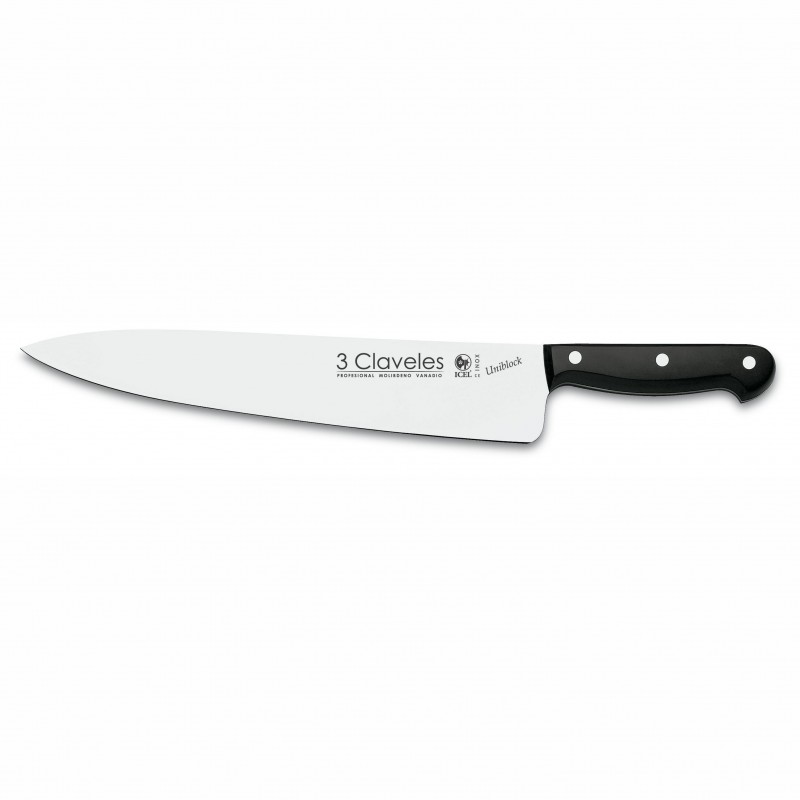 3 Claveles 1166 Cuchillo Cocinero 30 cm 12 Uniblock