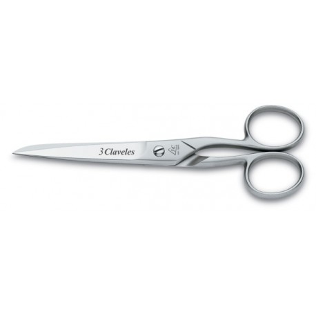 3 Claveles 00028 Multi Purpose Sewing Scissors 6" Stainless