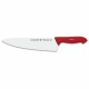 3 Claveles 8252 Couteau de Chef 25 cm Manche Rouge