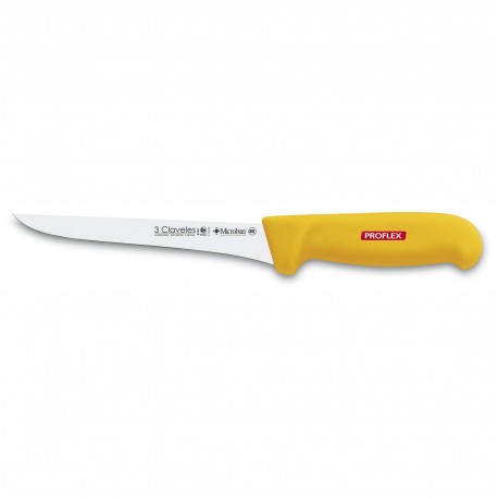 3 Claveles 8145 Boning Kinfe 15 cm Proflex Yelow Handle