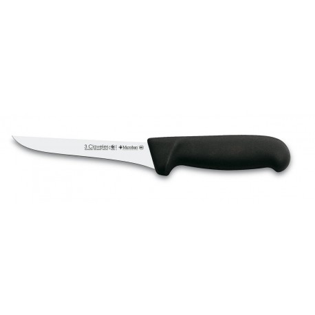 3 Claveles 8146 Cuchillo Deshuesar 13 cm Proflex Mango Negro