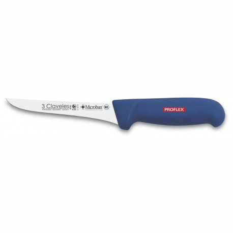 3 Claveles 8140 Boning Kinfe 13 cm Proflex Blue Handle