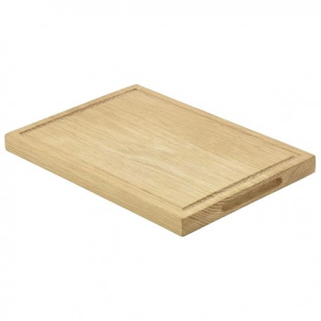 Genware WSBK2820 Planche de Service Bois de Chêne 28x20x2 cm