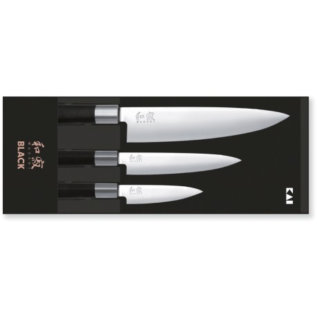 KAI DM-0781EU67 Chef's knife Case 5 Wasabi knives