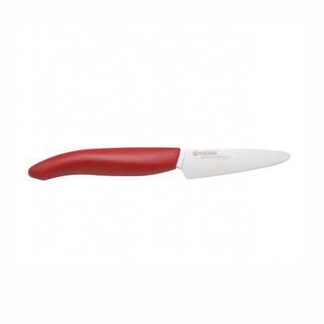 Kyocera FK-075WH-rd Ceramic Paring Knife 75 mm red Handle