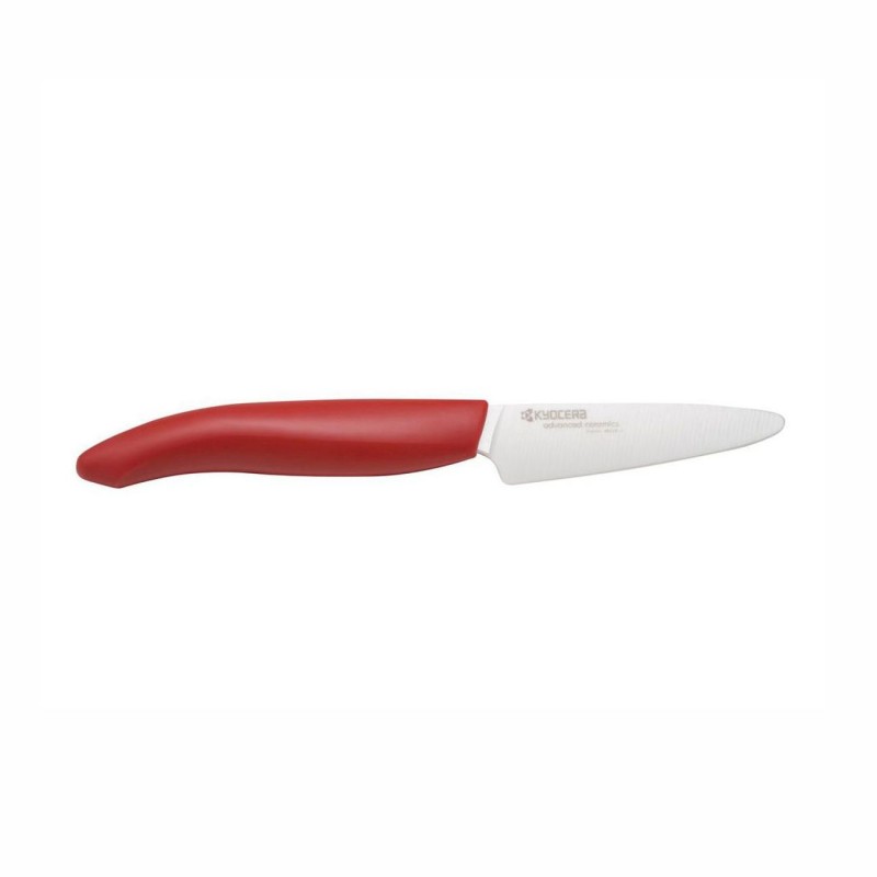 Kyocera Revolution 3 Piece Ceramic Chef's Knife Set with Red Handles