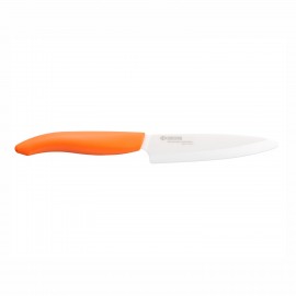 Kyocera FK-110WH-or Ceramic Utility Knife 11 cm Orange Handle