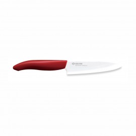 Kyocera FK-130WH-rd Ceramic Slicing Knife, 13 cm red handle