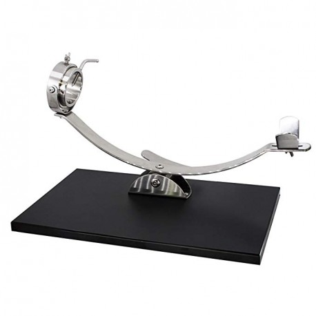 Flores Cortes 17928 Soporte de Jamonero Inoxidable Balancín Giratorio Base de Fibra