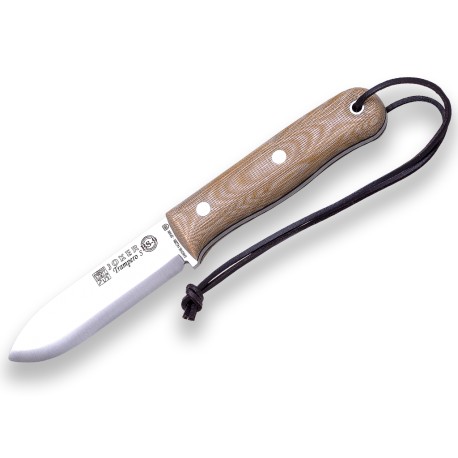 Joker CL124 Bushcraft and survival Knife 10 cm Curly Birch