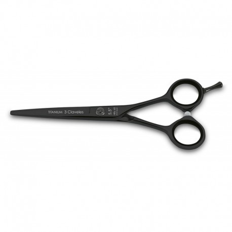 3 Claveles 12496 Ciseaux Coiffure Titanium 5.5"