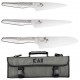 Kai Seki Shoso - Set de Cuisine avec 3 Couteaux Kai