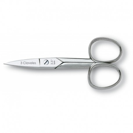 3 Claveles 2012 Straight Nail Scissors 3.5 Inch