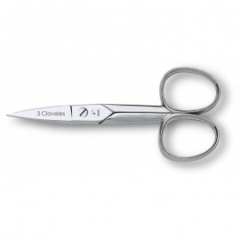 3 Claveles 2014 Straight Nail Scissors 4 Inch