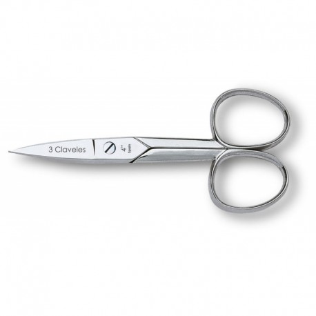 3 Claveles 2014 Straight Nail Scissors 4 Inch