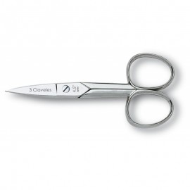 3 Claveles 2016 Straight Nail Scissors 4.5 Inch