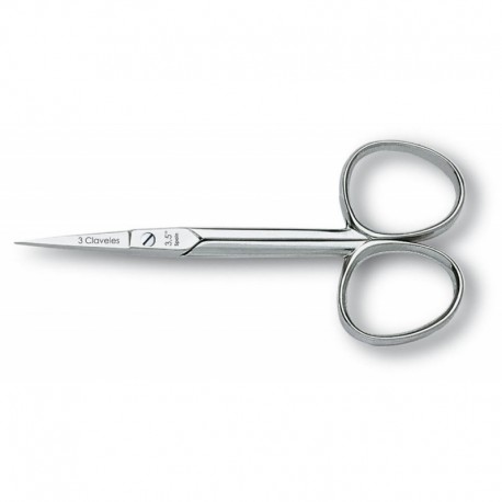 3 Claveles 02001 Straight Cuticle Scissors 3.5 Inch