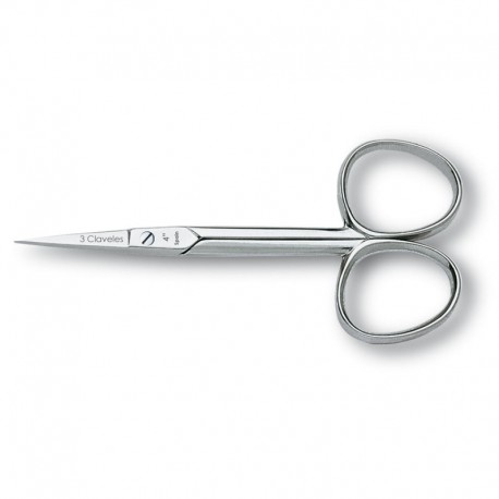 3 Claveles 02002 Straight Cuticle Scissors 4 Inch