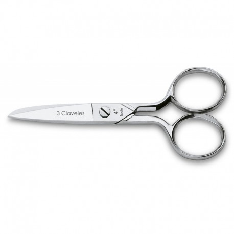 Sewing Scissors Nickel Plated 4" to 7" 3 Claveles