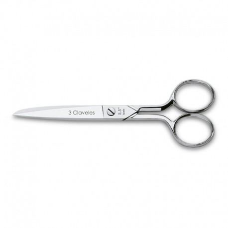 3 Claveles Multi Purpose Sewing Scissors 5.5 Inch