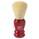 Omega S-Brush S10108 - Pincel de Barbear 100% Sintetica - Vermelho