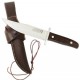 Azero 205221 Cuchillo Caza Mango Ebano 12.5 cms