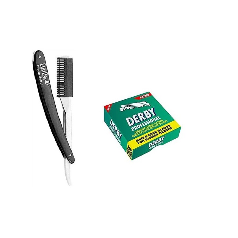 Eurostil shaving Razor changeable Blade & Comb 100 Blades