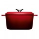 Olla de Hierro Fundido Chili Red de 24 cm - Woll Iron 124CI-010